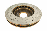 DBA 4000 Series Drilled & Slotted Front Disc Brake Rotor For Nissan Skyline R32 GTST GTS4 4909XS (280mm)