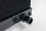 CSF Full Billet Aluminum High-Performance Radiator, Black Finish For R33 Nissan Skyline GTR 7219B