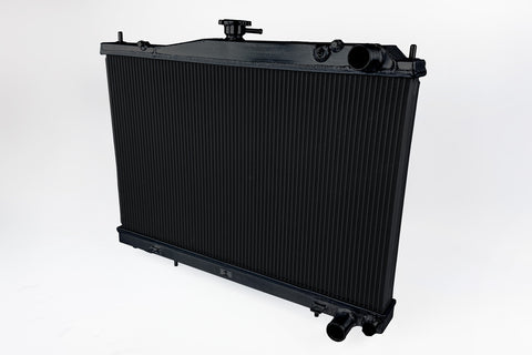 CSF Aluminum High-Performance Radiator, Black Finish For R33 Nissan Skyline 7230B