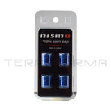 NISMO Logo Wheel Vale Stem Caps (Blue)