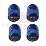 NISMO Logo Wheel Vale Stem Caps (Blue)