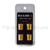 NISMO Logo Wheel Vale Stem Caps (Gold)