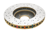 DBA 4000 Series Drilled & Slotted Front Disc Slotted Rotor For Nissan Skyline R33 GTST R34 GTR 4963XS (296mm)
