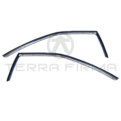 Nissan Skyline R32 Weatherstrip Retainer Left & Right Kit, 2-Door Models