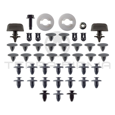 Nissan Skyline R33 GTR Trunk Panel Finisher Clip Kit (Mid) Series 2