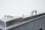 CSF Full Billet Aluminum High-Performance Radiator, Raw Finish For R32 Nissan Skyline GTR 7217