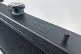CSF Full Billet Aluminum High-Performance Radiator, Black Finish For R32 Nissan Skyline GTR 7217B