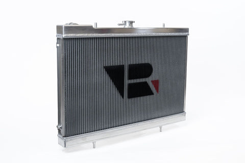 CSF Full Billet Aluminum High-Performance Radiator, Raw Finish For R32 Nissan Skyline GTR 7217