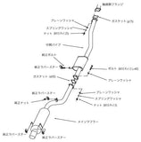 HKS Hi-Power409 Exhaust For Nissan 180SX/Silvia S13 31006-AN017