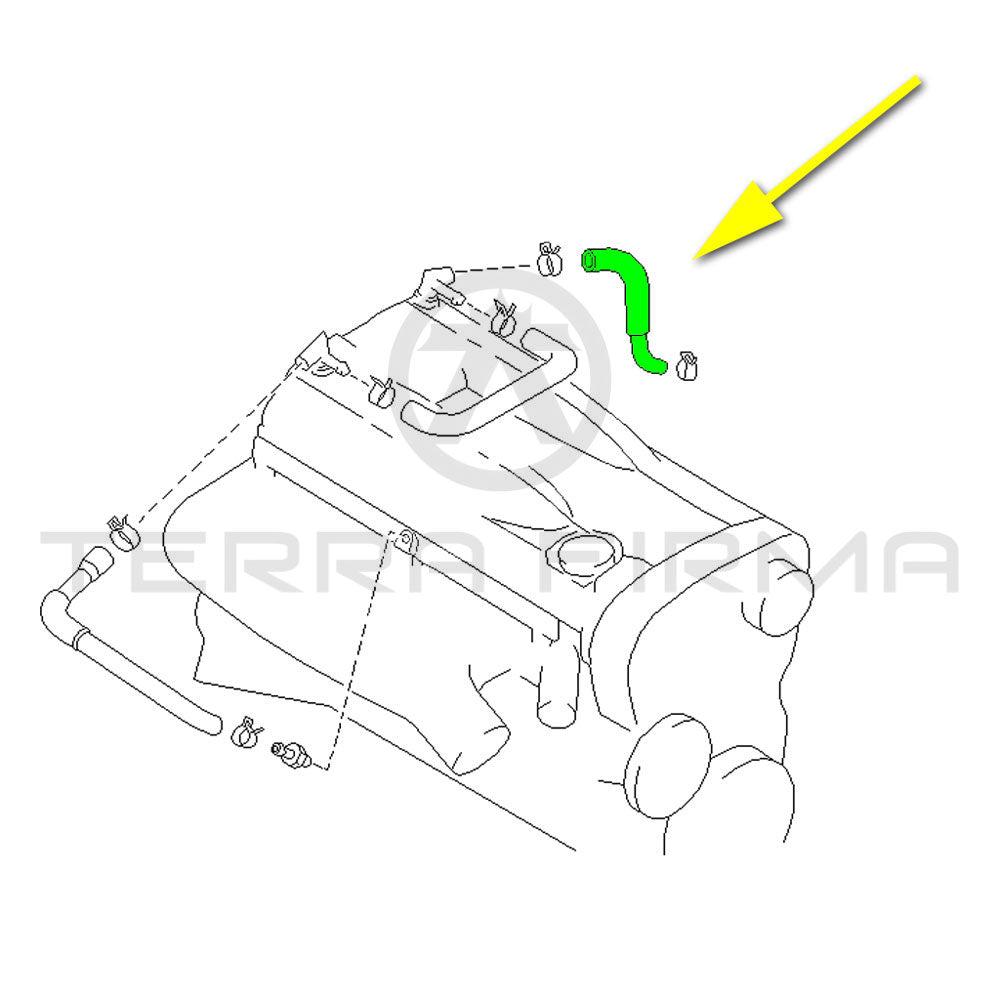 Nissan Skyline R33 (late) R34 GTR Crankcase Ventilation Blow By Hose
