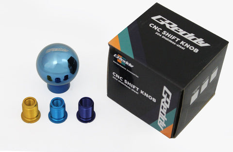 Greddy Blue Anodized Over Polished Stainless Shift Knob Ball For Nissan Skyline 14500111
