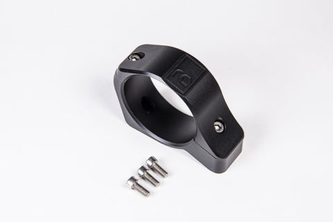 Radium Engineering 2-Piece Fuel Pump Clamp 60mm - Black W/Logo 20-0218