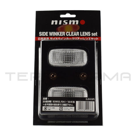 NISMO Front Fender Side Marker Lamp (Clear Type) For Nissan Skyline R33 R34 (Early)