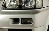 NISMO Turn Signal Light Assembly Pair (Gray Smoked Type) For Nissan Skyline R34 GTR