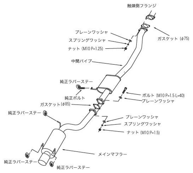 HKS HKS 2023 Nissan Z RZ34 VR30DDTT Dual Hi-Power Titanium Tip