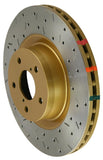 DBA 4000 Series Drilled & Slotted Rear Disc Brake Rotor For Nissan Skyline R32 V-Spec R33 R34 GTR 4929XS (300mm)