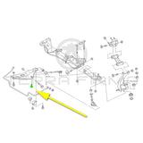 Nissan Skyline R32 R33 R34 Front Tension Rod Bracket Assembly Rear Mount Bolt (Rear Wheel Drive) (54459)