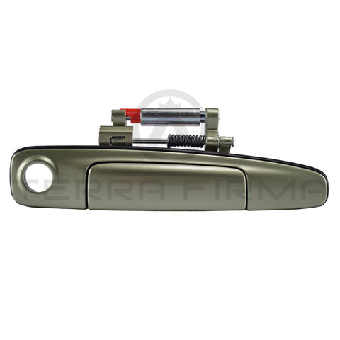 Nissan Skyline R34 GTR GTT/GT Outside Handle Assembly JW0 Millennium Jade Right, 2-Door Models