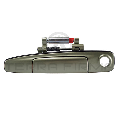 Nissan Skyline R34 GTR GTT/GT Outside Handle Assembly JW0 Millennium Jade Left, 2-Door Models