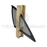 Nissan Skyline R33 Quarter Window Glass Assembly Left, 2-Door Models