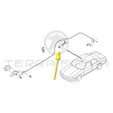 Nissan Skyline R32 R33 Trunk Lid & Gas Filler Opener Nut (84441B)