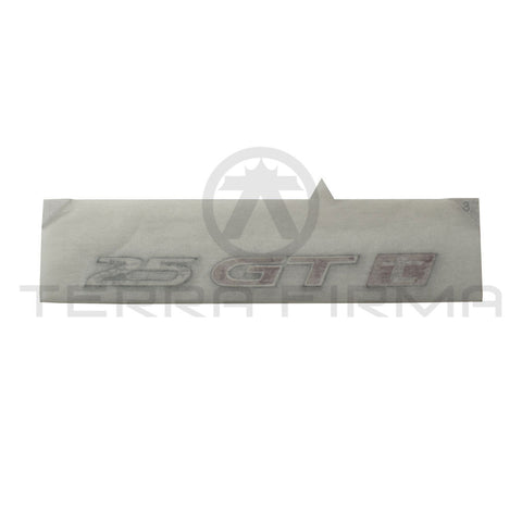 Nissan Skyline R34 GTT Trunk Lid Emblem 25GTT, 2-Door Models