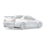 NISMO Z-Tune Side Skirt Set For Nissan Skyline R34 GTR (Rear)