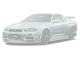 NISMO Z-Tune Side Skirt Set For Nissan Skyline R34 GTR (Rear)