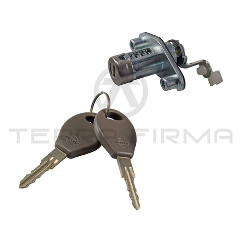 Nissan 180SX (Type-X) Trunk Lock Cylinder And Keys, Late