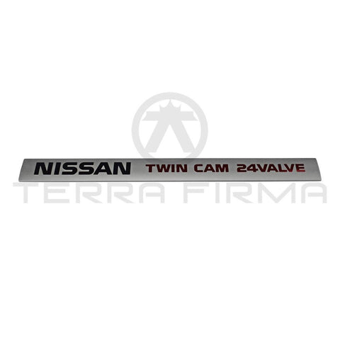 Nissan Stagea C34 260RS Engine Valley Ornament Emblem, Series 1.5 RB26DETT