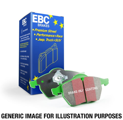 EBC Greenstuff 2000 Street Sport Front Brake Pads For Nissan 180SX S13 1.8 (Turbo) DP21279