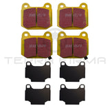 EBC Yellowstuff 4000 Street/Track Rear Brake Pads For Nissan Skyline R32 GTR V-Spec R33 R34 GTR DP41537R