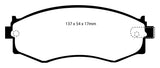 EBC Redstuff Premium Fast Street Front Brake Pads For Nissan Skyline R32 GTE DP3792C