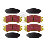 EBC Yellowstuff 4000 Street/Track Front Brake Pads For Nissan Pulsar GTiR RNN14 DP4839R