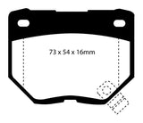 EBC BLUESTUFF NDX Street/Track Rear Brake Pads For Nissan Skyline R32 GTR GTST w/Sumitomo Calipers R33 GTS25T R34 GTT DP5826NDX