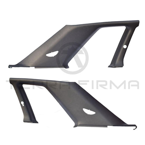 Nissan Skyline R32 Rear Pillar Finisher Moldings Pair, 2-Door Models