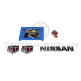 Nissan Skyline R32 GTR Extreior Emblem Kit W/R35 Trunk Emblem