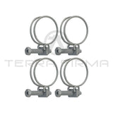 Nissan Skyline R32 R33 R34 GTR Rear Turbo to Oil Pan Hose Clamps