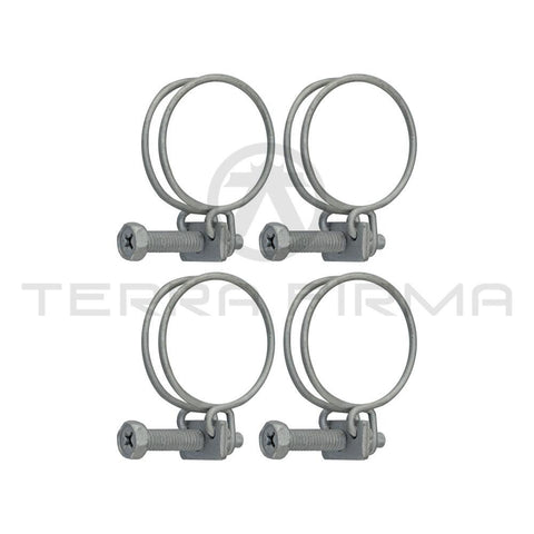 Nissan Skyline R32 R33 R34 GTR Rear Turbo to Oil Pan Hose Clamps