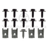 Nissan Skyline R32 GTR Front Lower Engine Undercover Diffuser Hardware Kit, Early