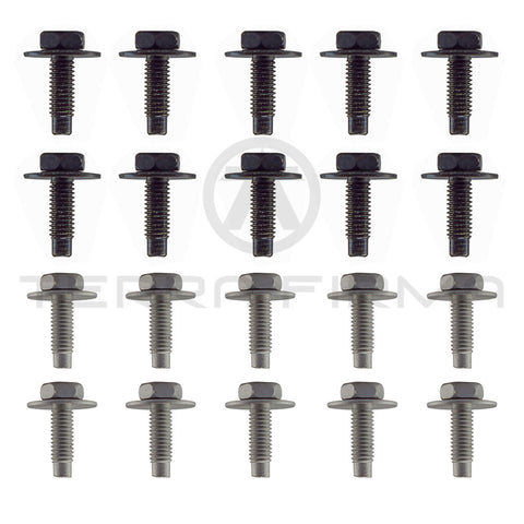 Nissan Skyline R32 GTS4 R33 GTR/GTS4 Front Lower Engine Undercover Diffuser Hardware Kit