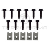 Nissan Skyline R34 GTR Front Lower Engine Undercover Diffuser Non V-Spec Hardware Kit