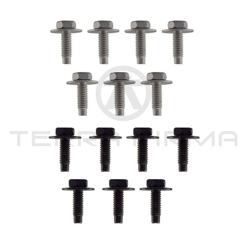 Nissan Skyline R33 (Except GTR) Front Lower Engine Undercover Diffuser Hardware Kit