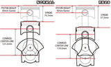 Tomei Engine Stroker Kit, RB26DETT/25DET to 2.8L 87mm 8 Counter With Tomei Pistons (Non NEO) TA201A-NS05A