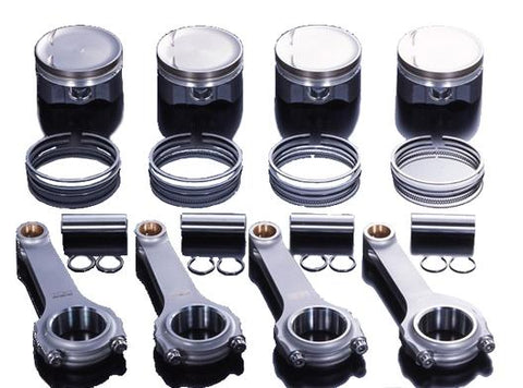 HKS STEP2 Forged Piston Kit 86mm, Nickel Plating/Molybdenum Coating RB26DETT 2103-RN019