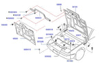 Nissan Silvia/180SX S13 Hood Support Rod Bumper (62840Q)