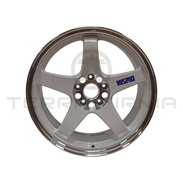 NISMO 40Th Anniversary LMGT4 Wheel 18X9.0J 22 White & Cutting