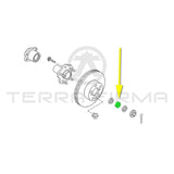 Nissan Skyline R33 GTR Rear Wheel Bearing Lock Nut (43262M)