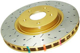 DBA 4000 Series Drilled & Slotted Rear Disc Brake Rotor For Nissan Stagea 260RS 4929XS (300mm)