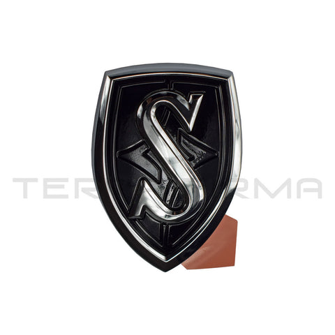 Nissan Silvia S14 Hood Emblem (Black S)